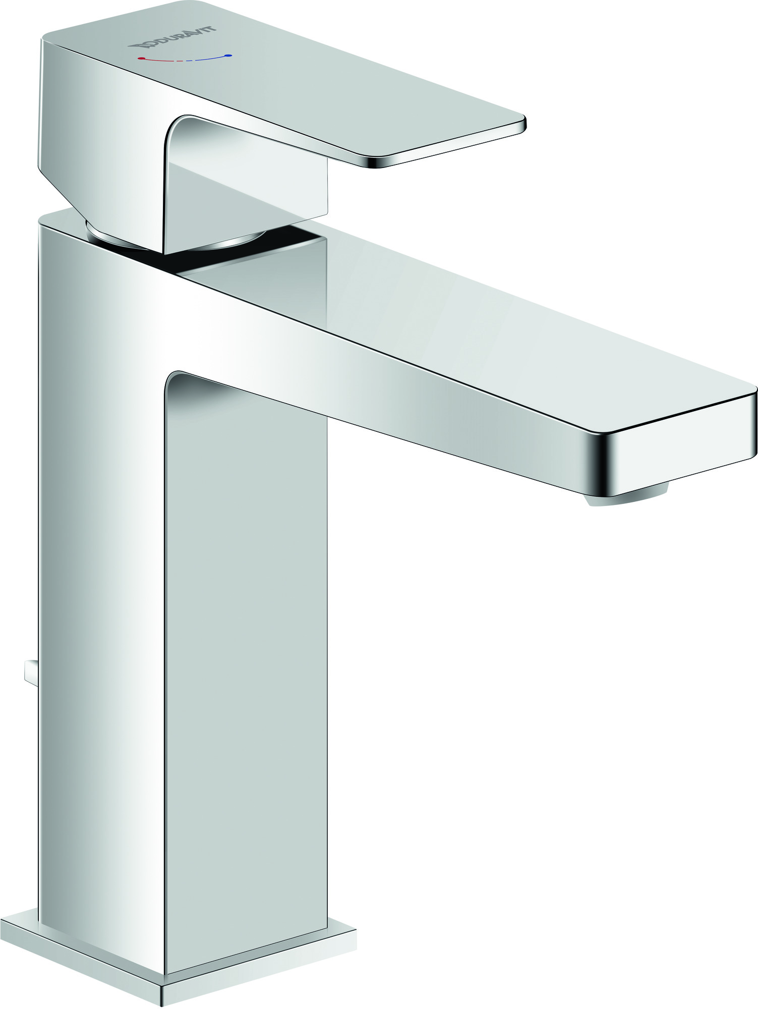 Single lever basin mixer M with pull-rod chrome FreshStart