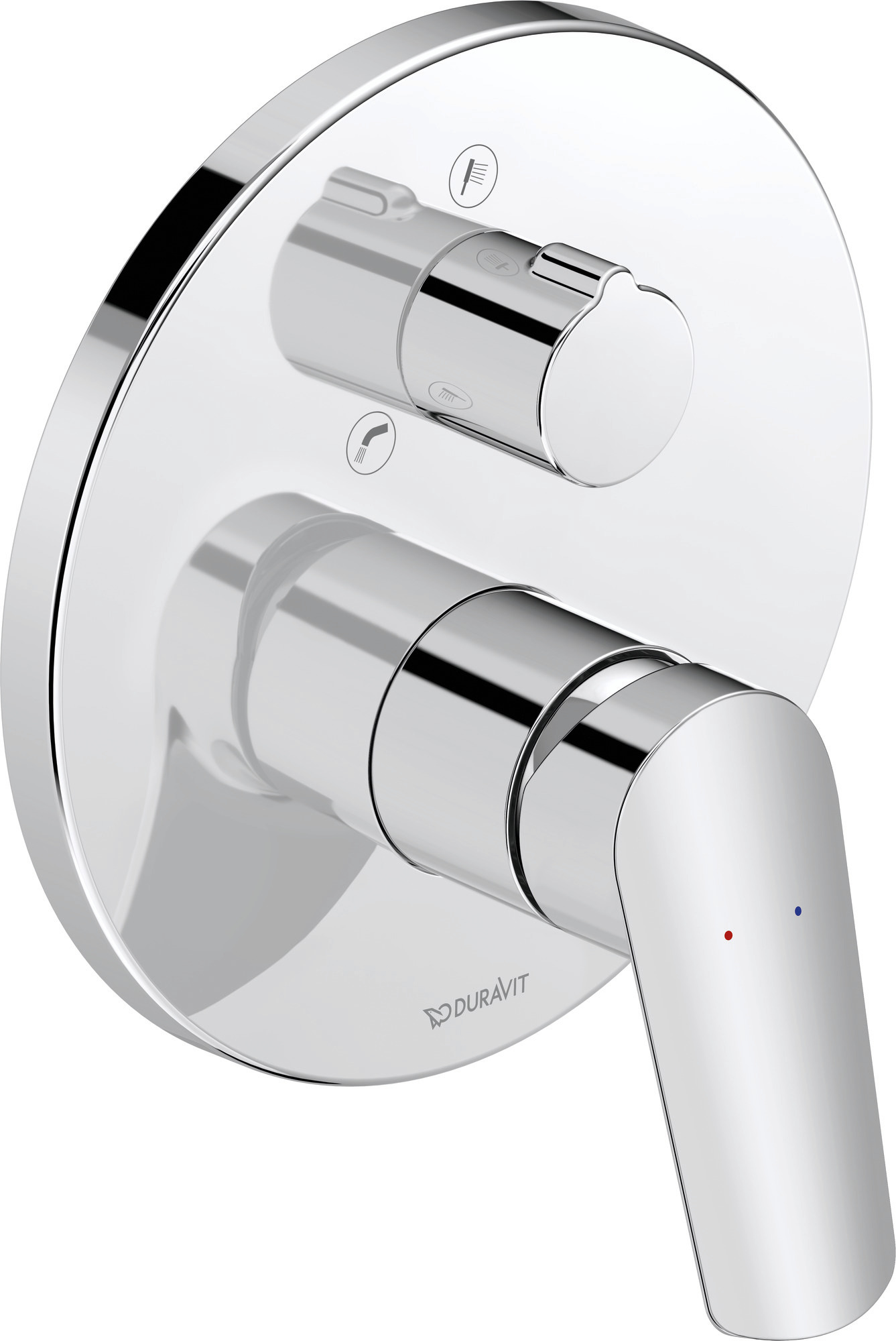 Single lever bath mixer concealed