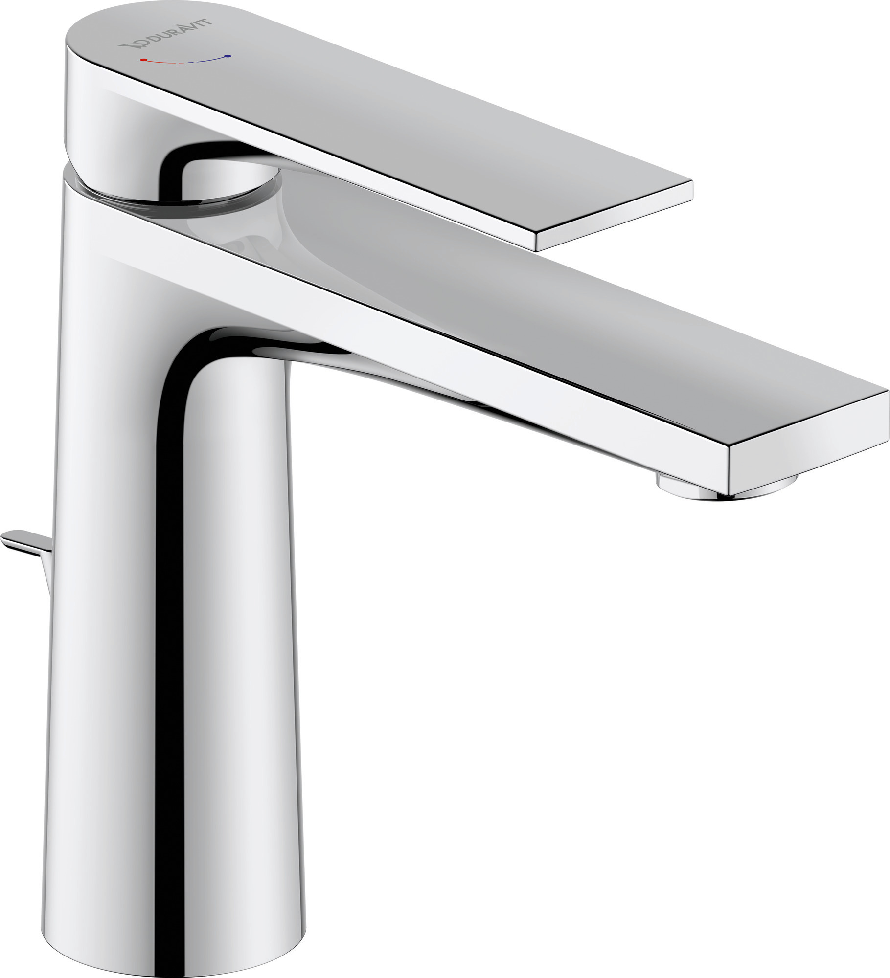 Single lever basin mixer M with pull-rod FreshStart chrome