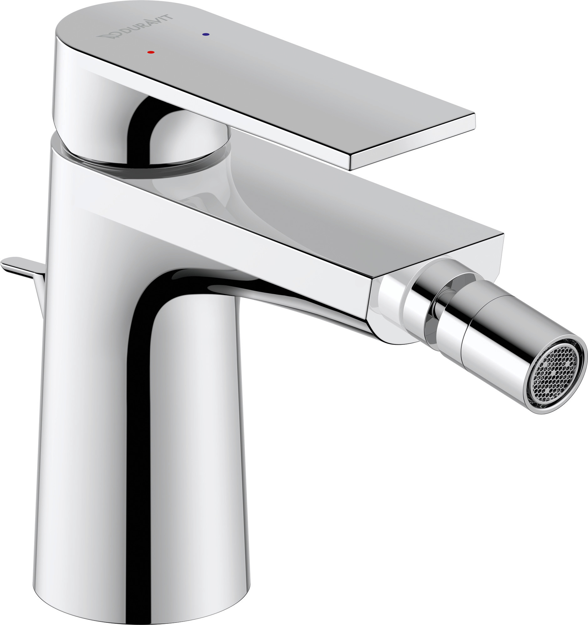 Single lever bidet mixer chrome
