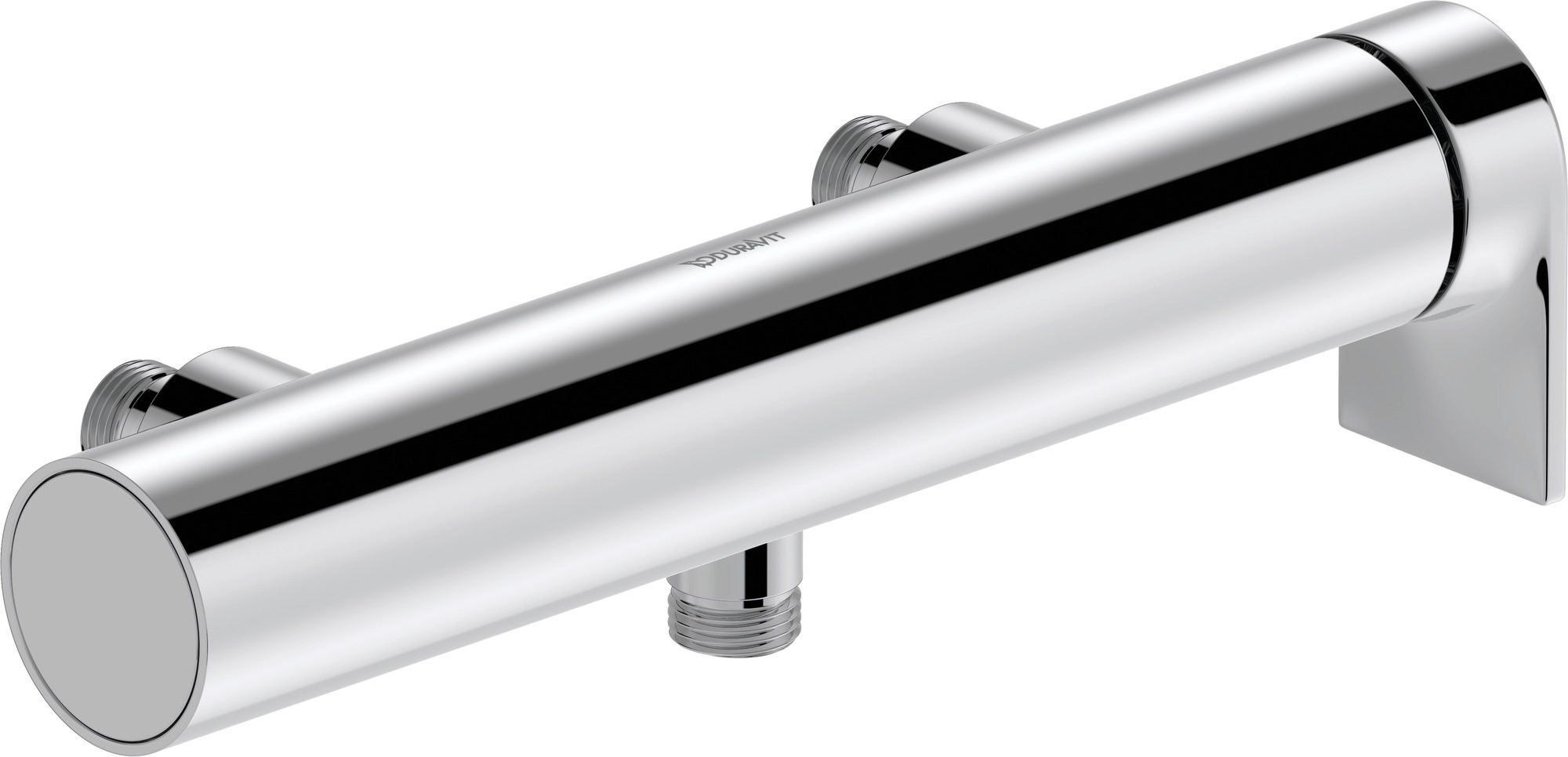 Single lever shower mixer exposed chrome