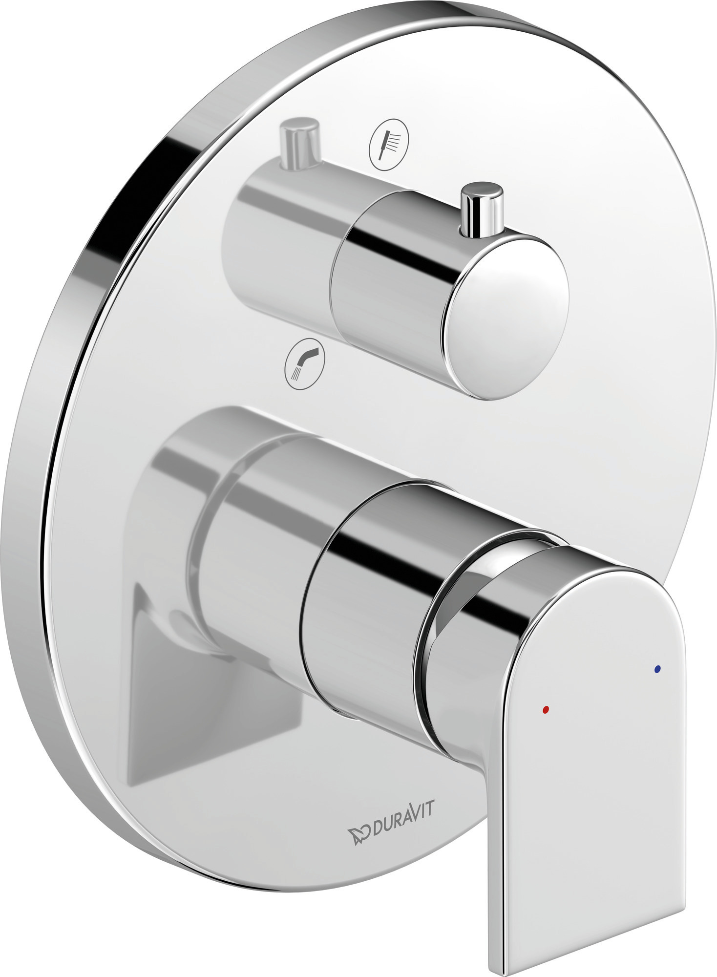 Single lever bath mixer concealed chrome
