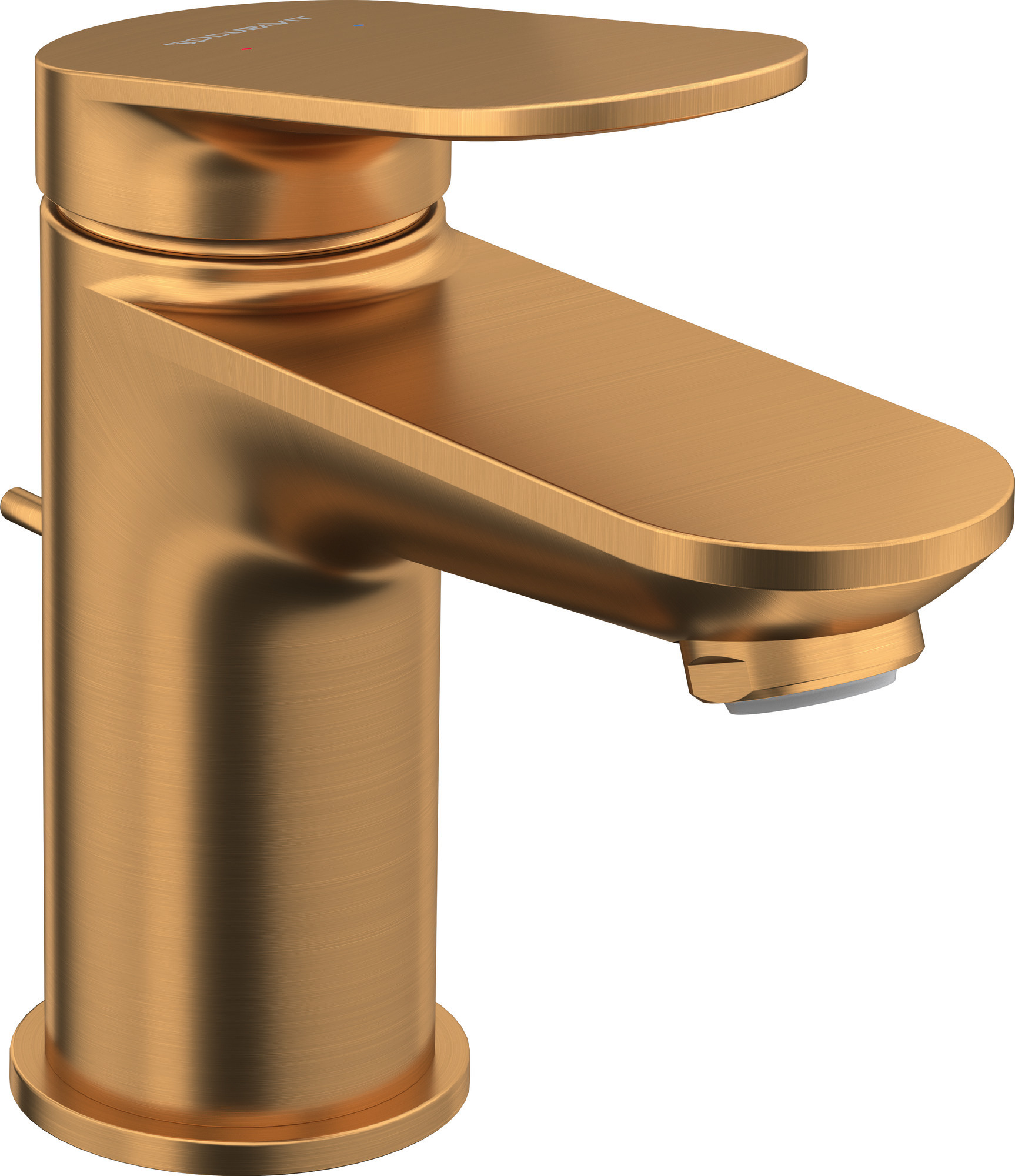 Single lever basin mixer S with pull-rod brushed bronce
