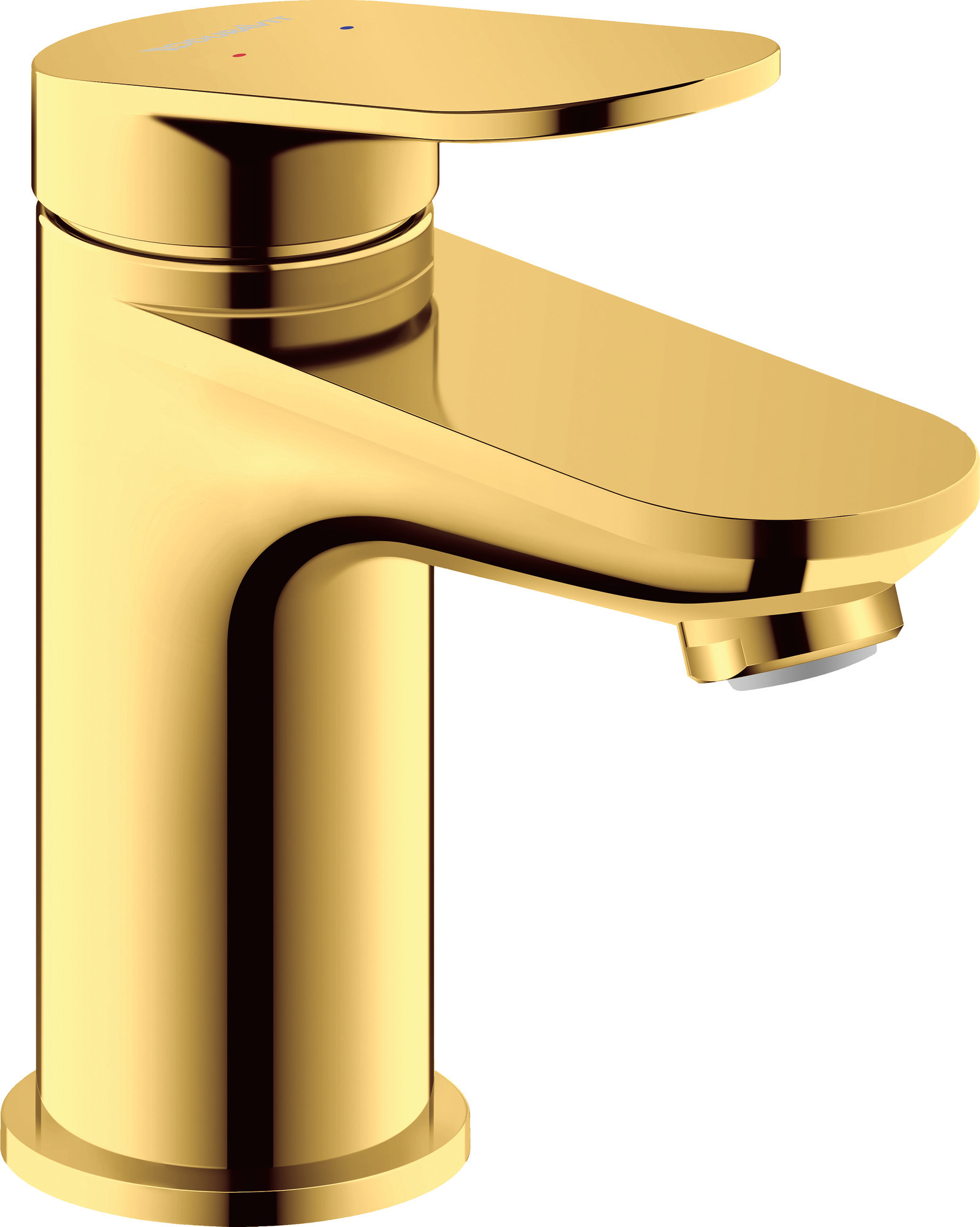 Single lever basin mixer S polished gold