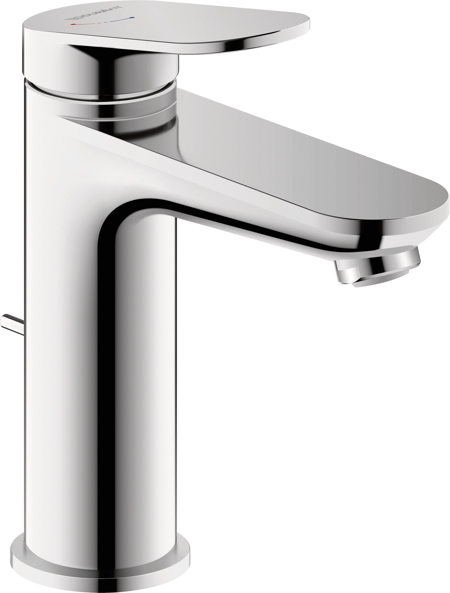 Single lever basin mixer M with pull-rod chrome FreshStart