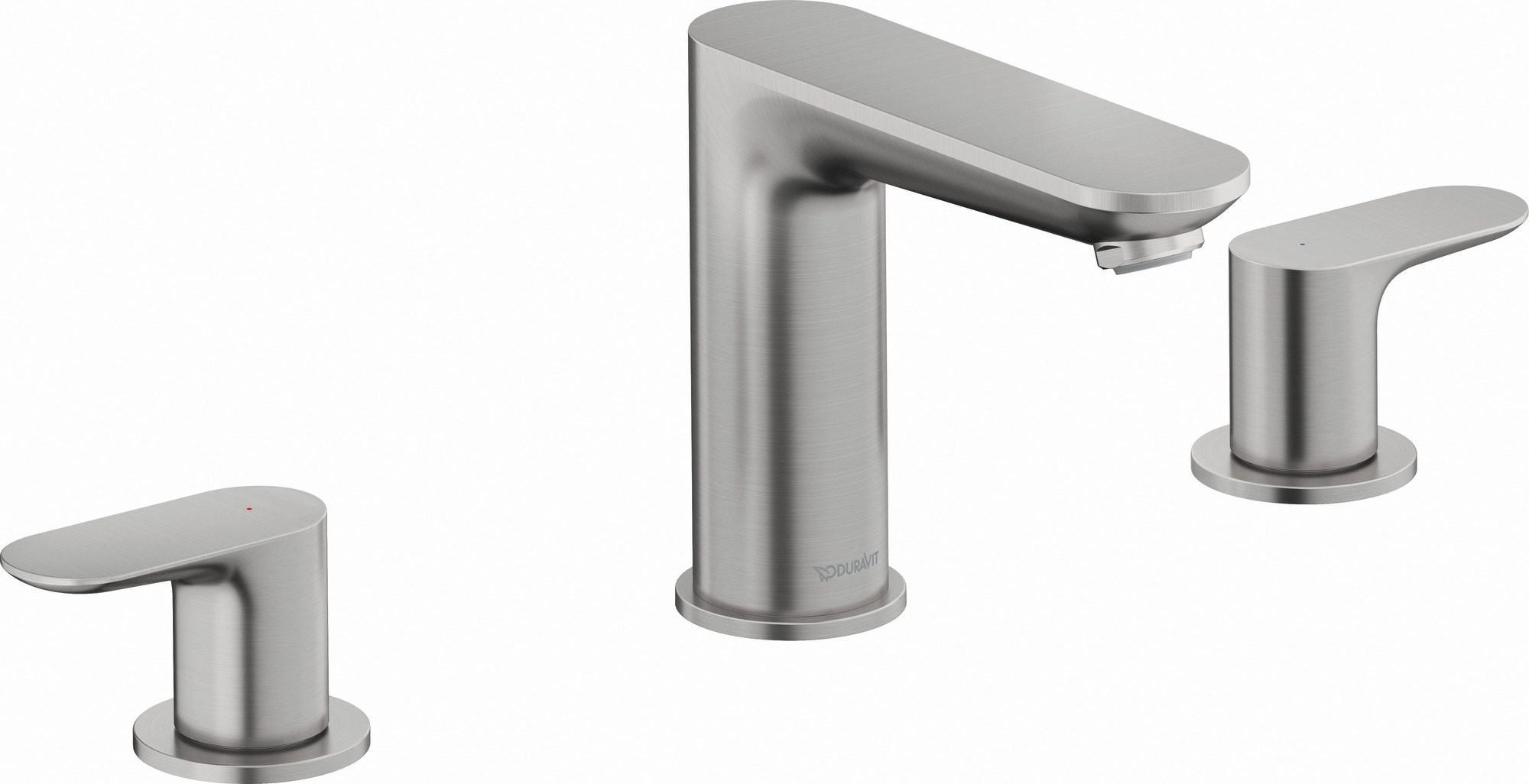 3-hole basin mixer stainless steel