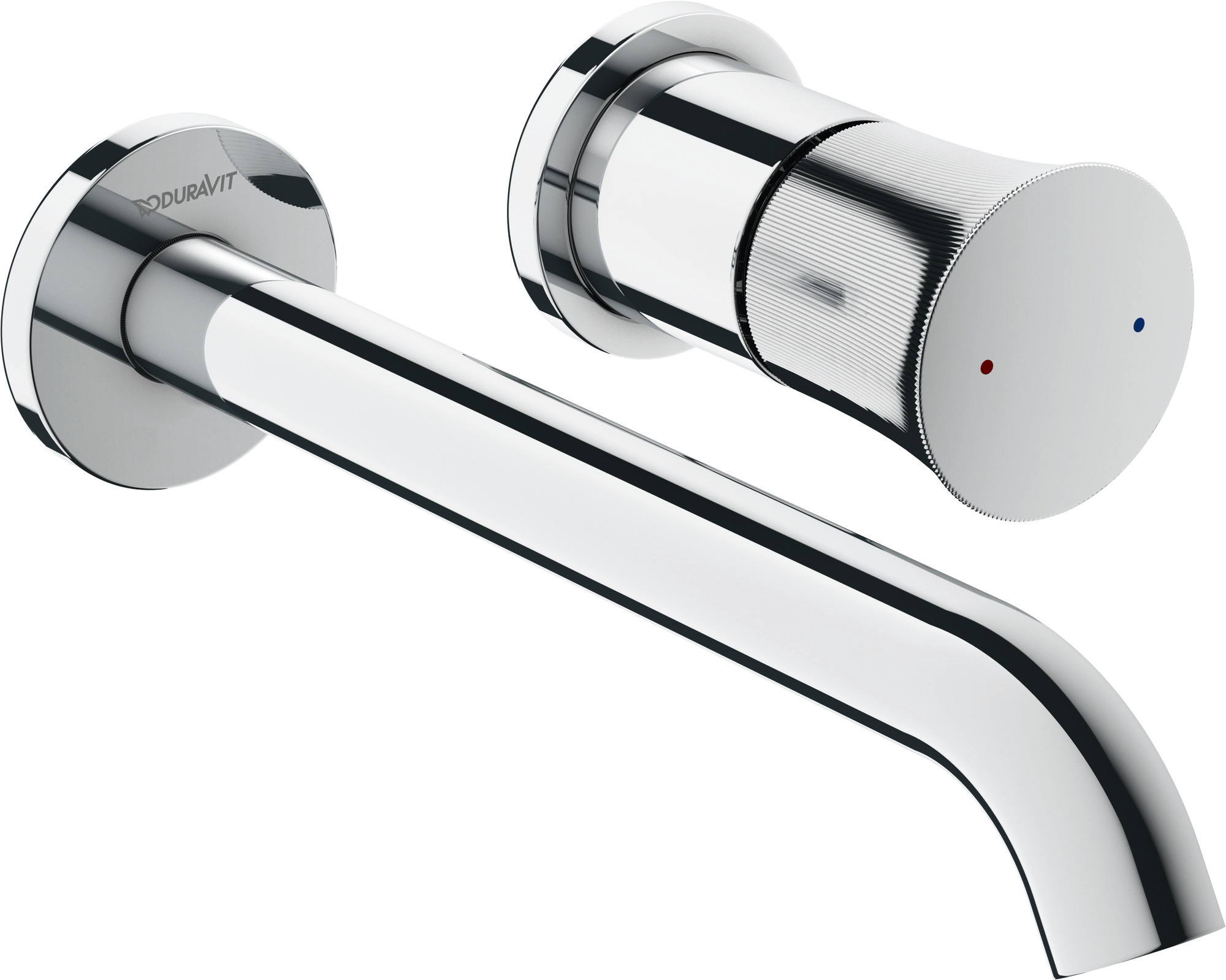 Single lever basin mixer concealed