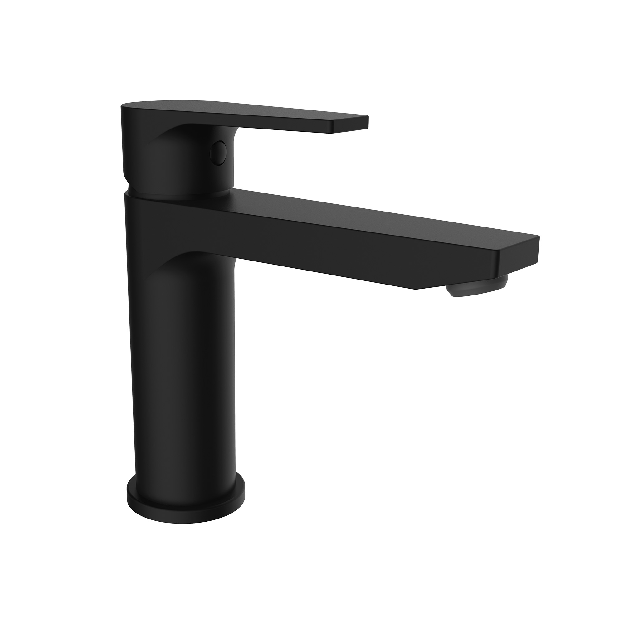 Single-lever basin mixer with aerator and flexible hoses 3/8″ >350mm.