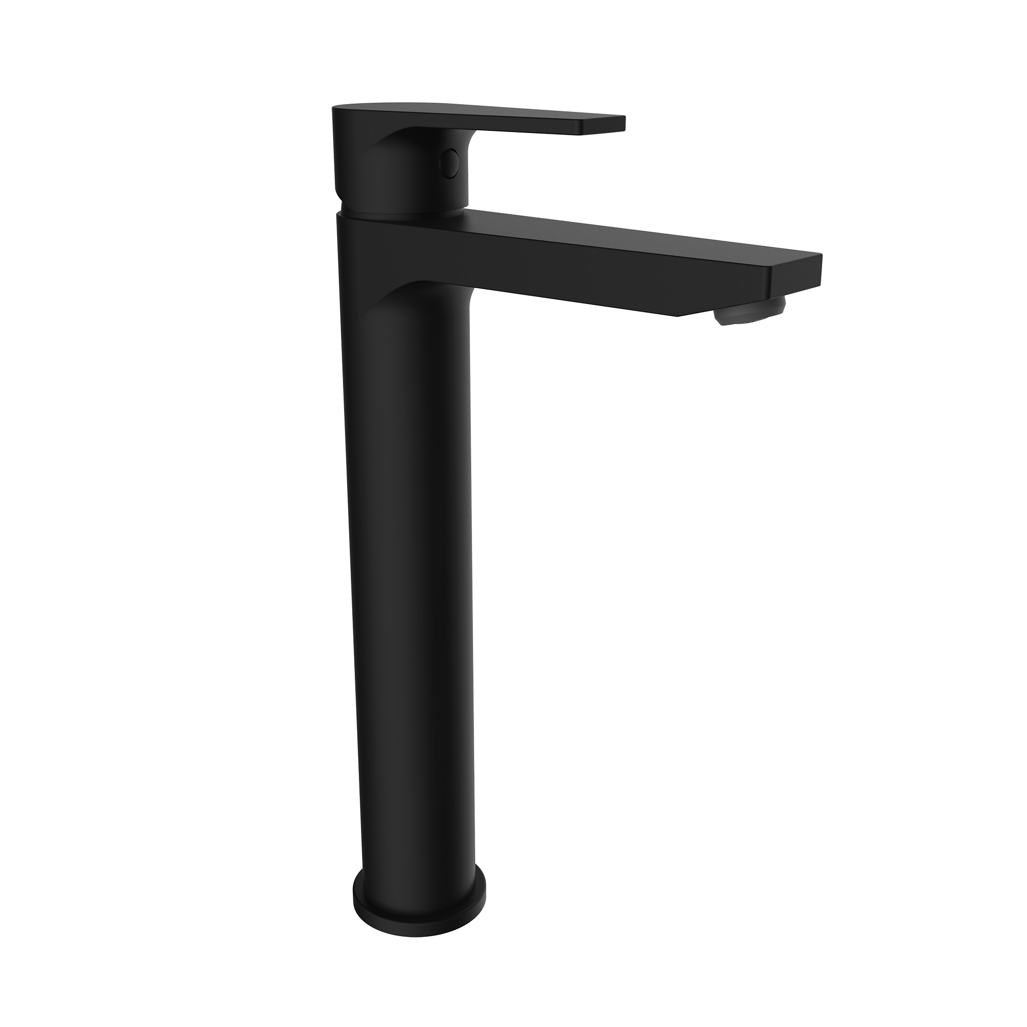 Single-lever basin mixer with aerator and flexible hoses 3/8″ >350mm.