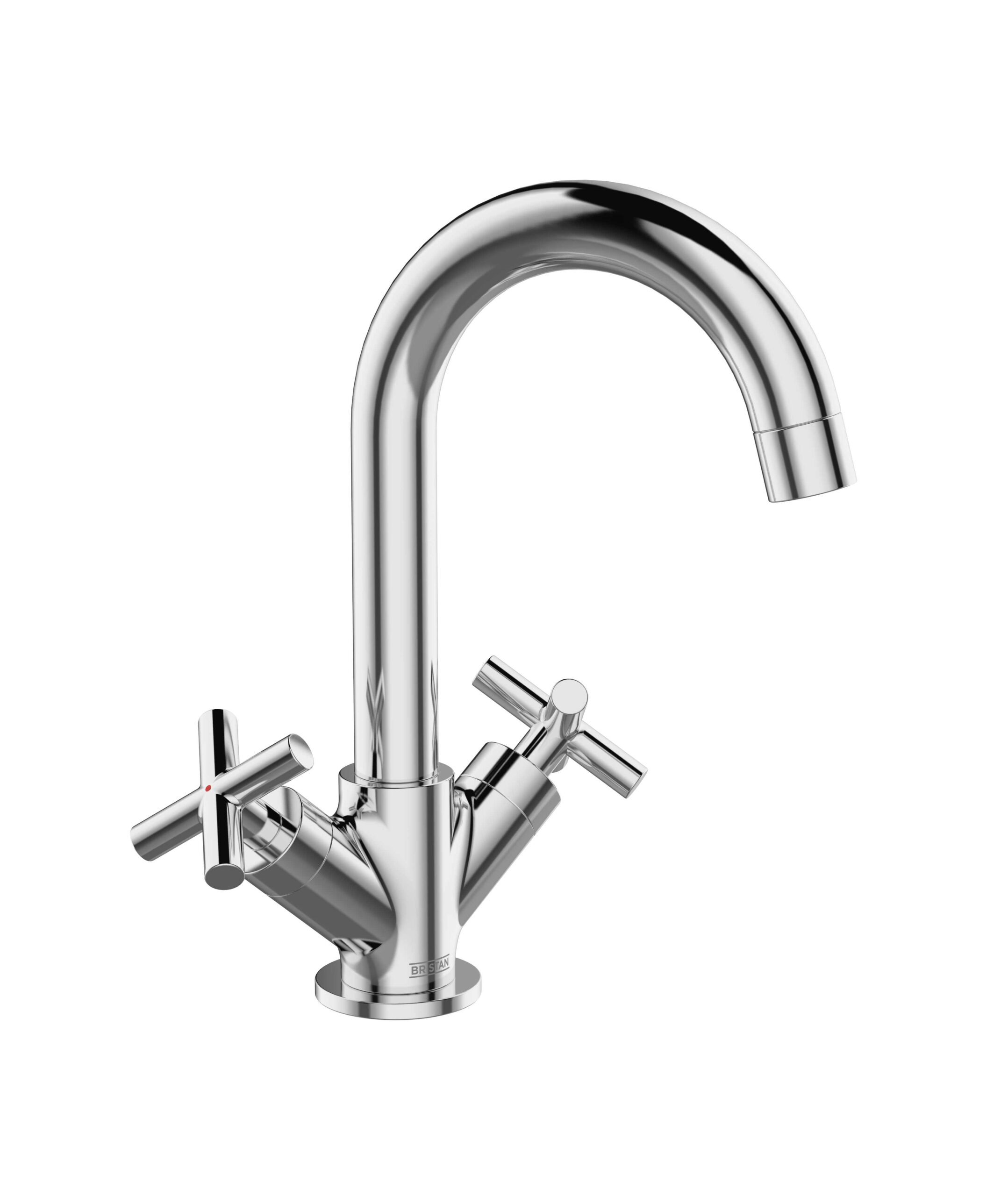 Naxos Basin Mixer with Clicker Waste Chrome