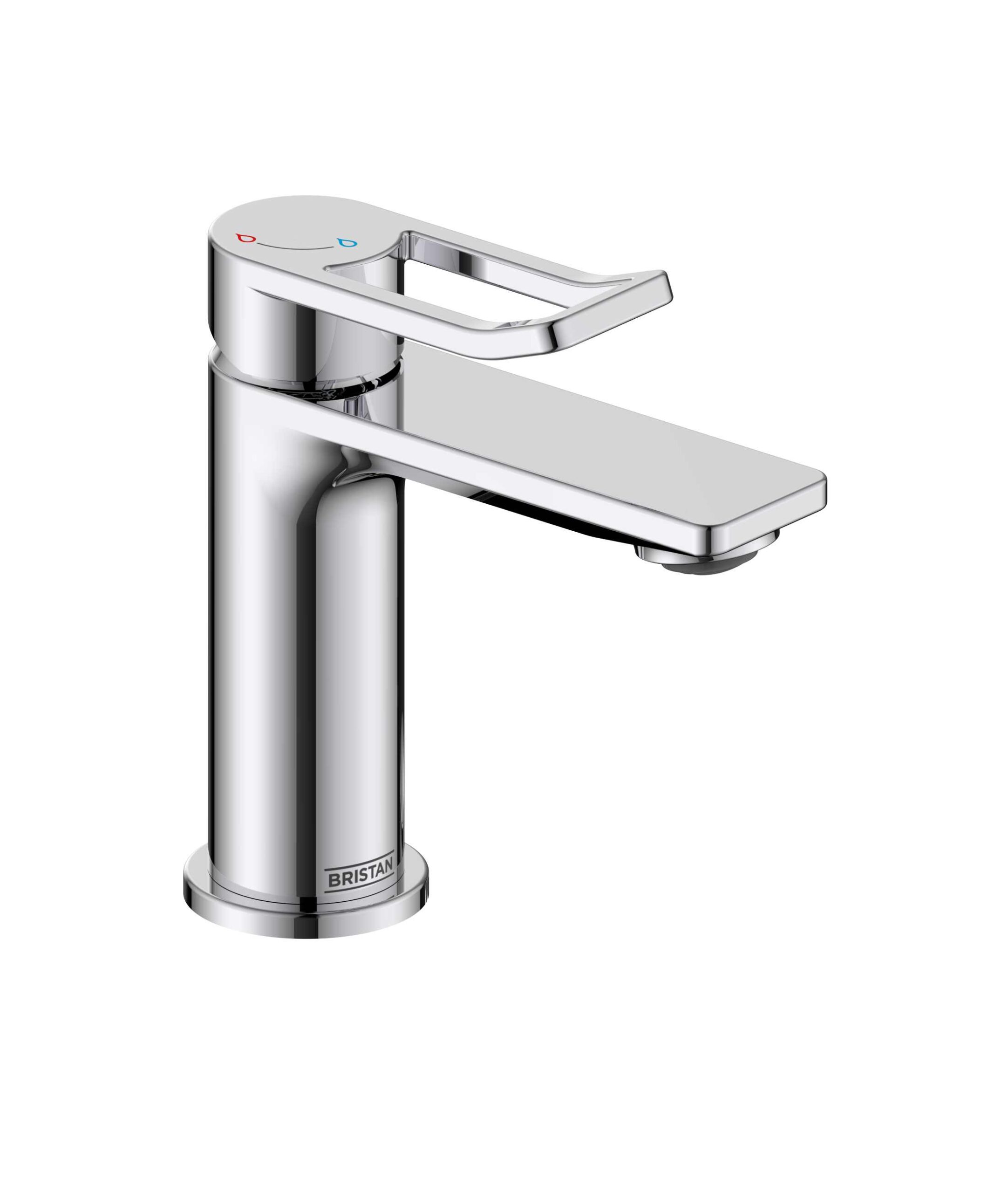 Saffron Eco start Small Basin Mixer with Clicker Waste