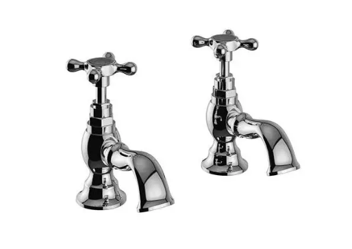 Trinity Basin Pillar Taps Chrome