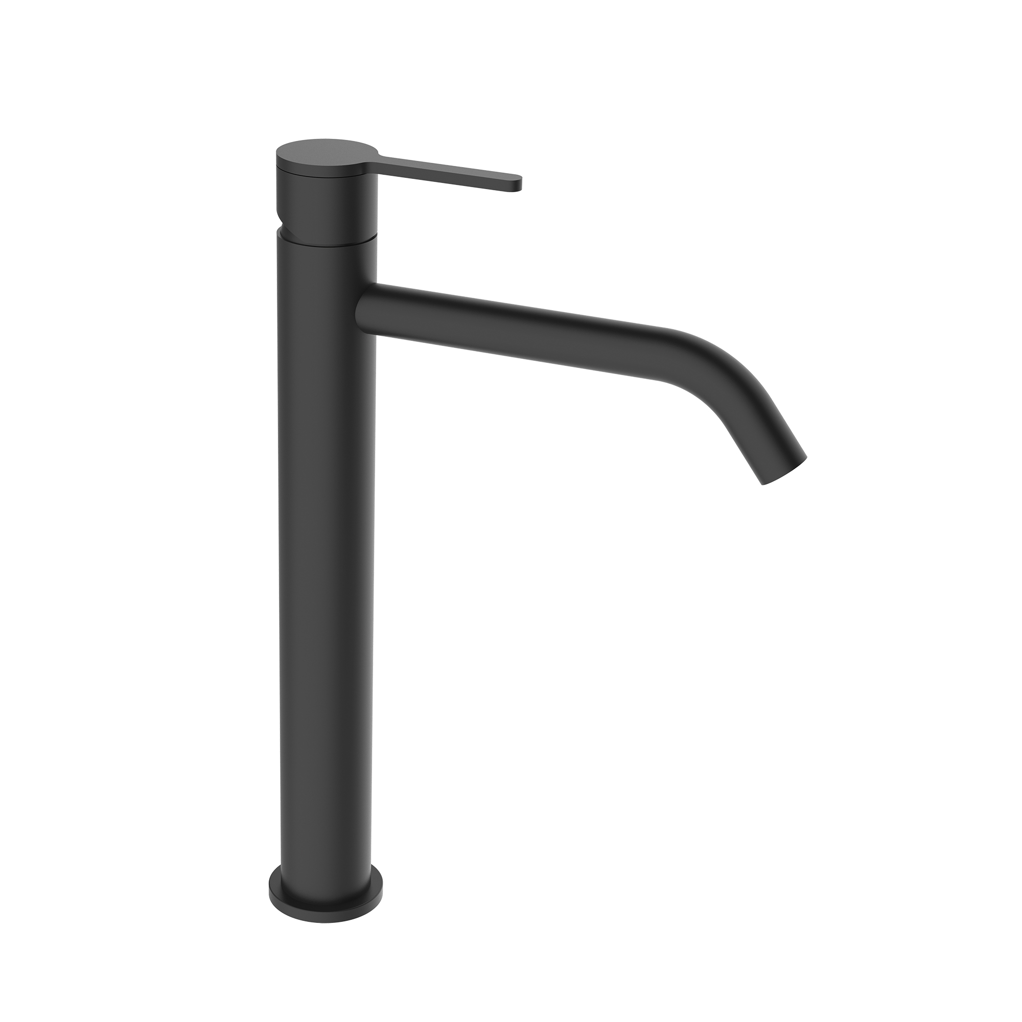 Single-lever basin mixer with aerator and flexible hoses 3/8″ >350mm.