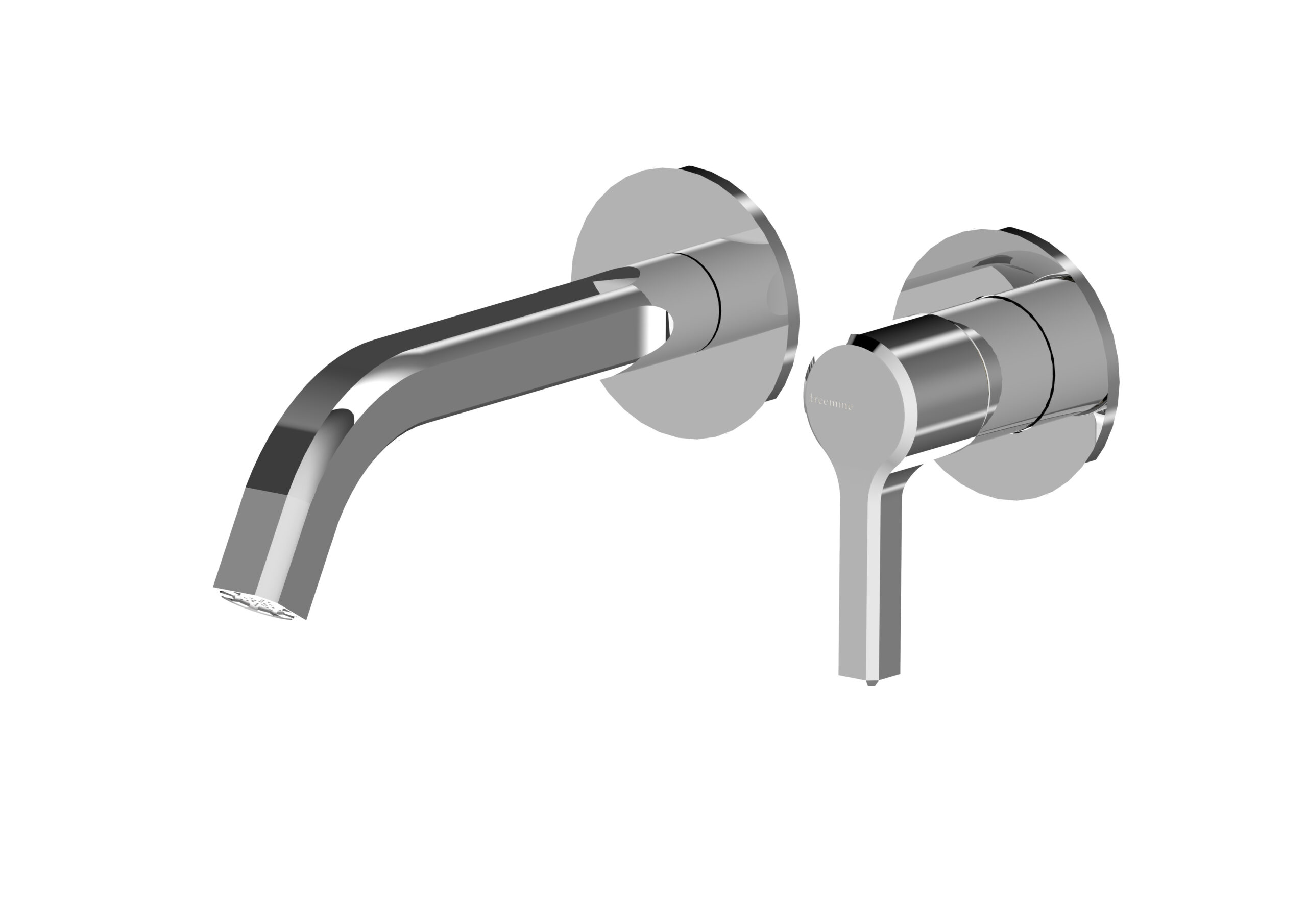 Concealed washbasin mixer 190