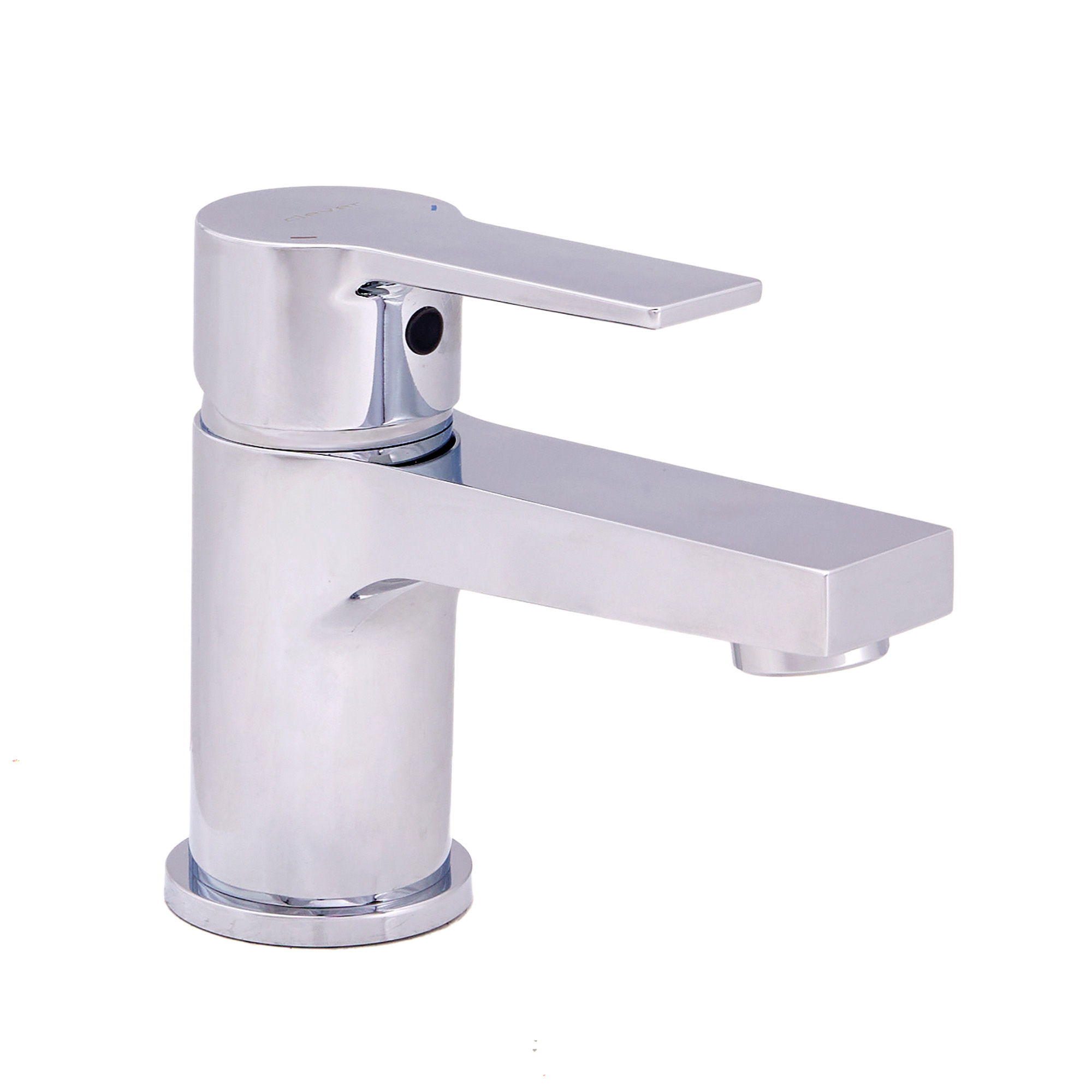 Single-lever basin mixer with aerator and flexible hoses 3/8″ >350mm.
