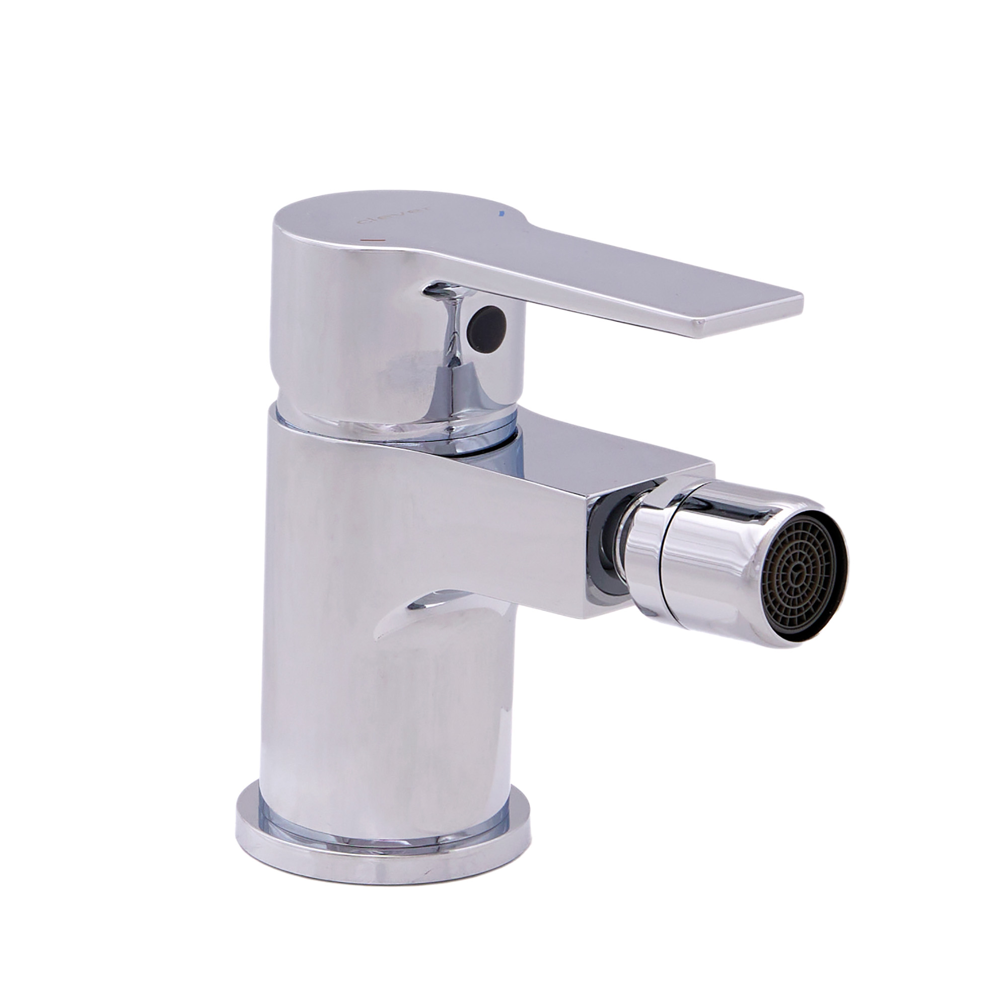 Single-lever bidet mixer with swivel aerator and flexible hoses 3/8″ >350mm.