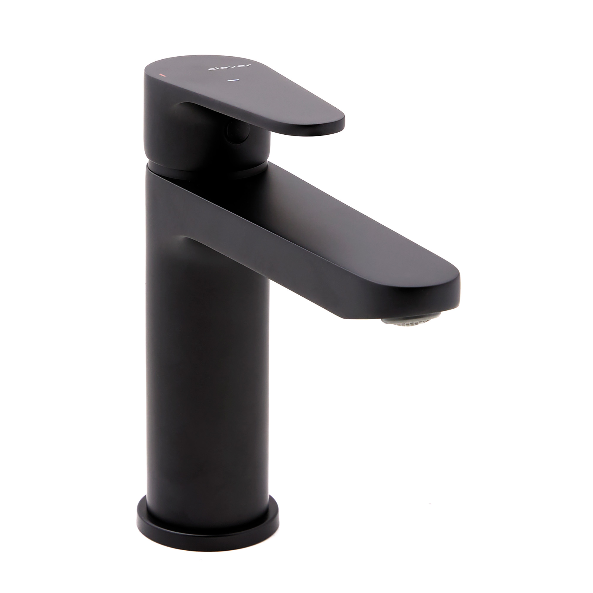 Single-lever basin mixer with aerator and flexible hoses 3/8″ >350mm.