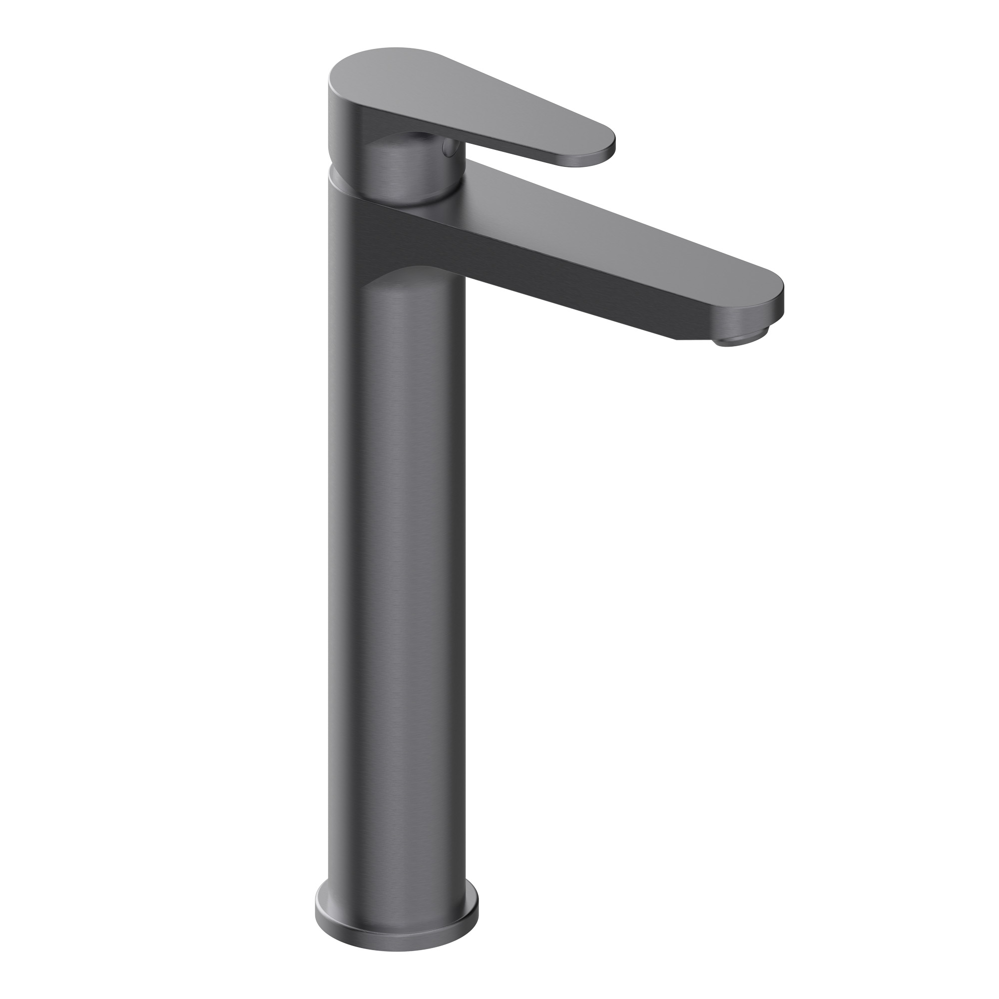 Single-lever basin mixer with aerator and flexible hoses 3/8″ >350mm.