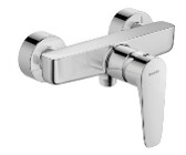 Single lever shower mixer exposed