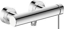Single lever shower mixer exposed