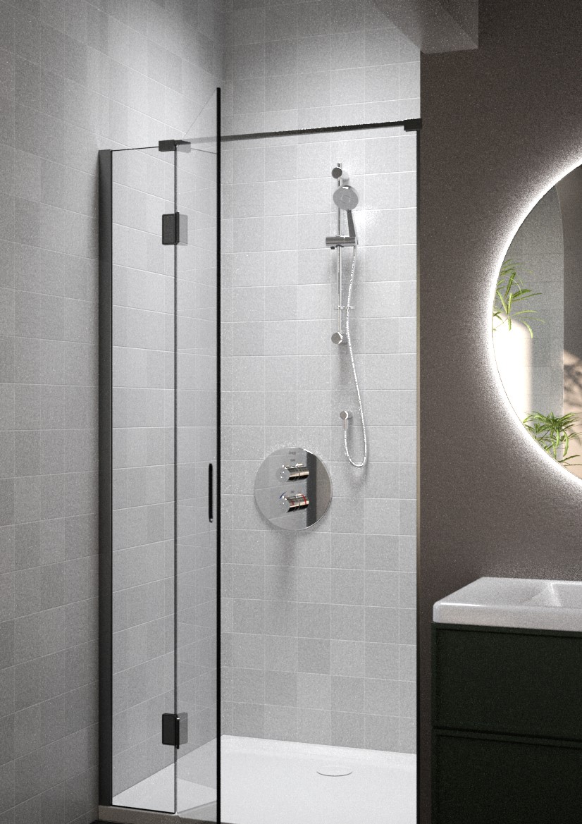ENZO CONCEALED SINGLE 
OUTLET THERMOSTATIC 
SHOWER WITH FLEXIBLE 
RISER KIT MULTI FUNCTION
HANDSET AND WALL ELBOW