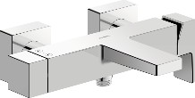 Single lever bath mixer exposed