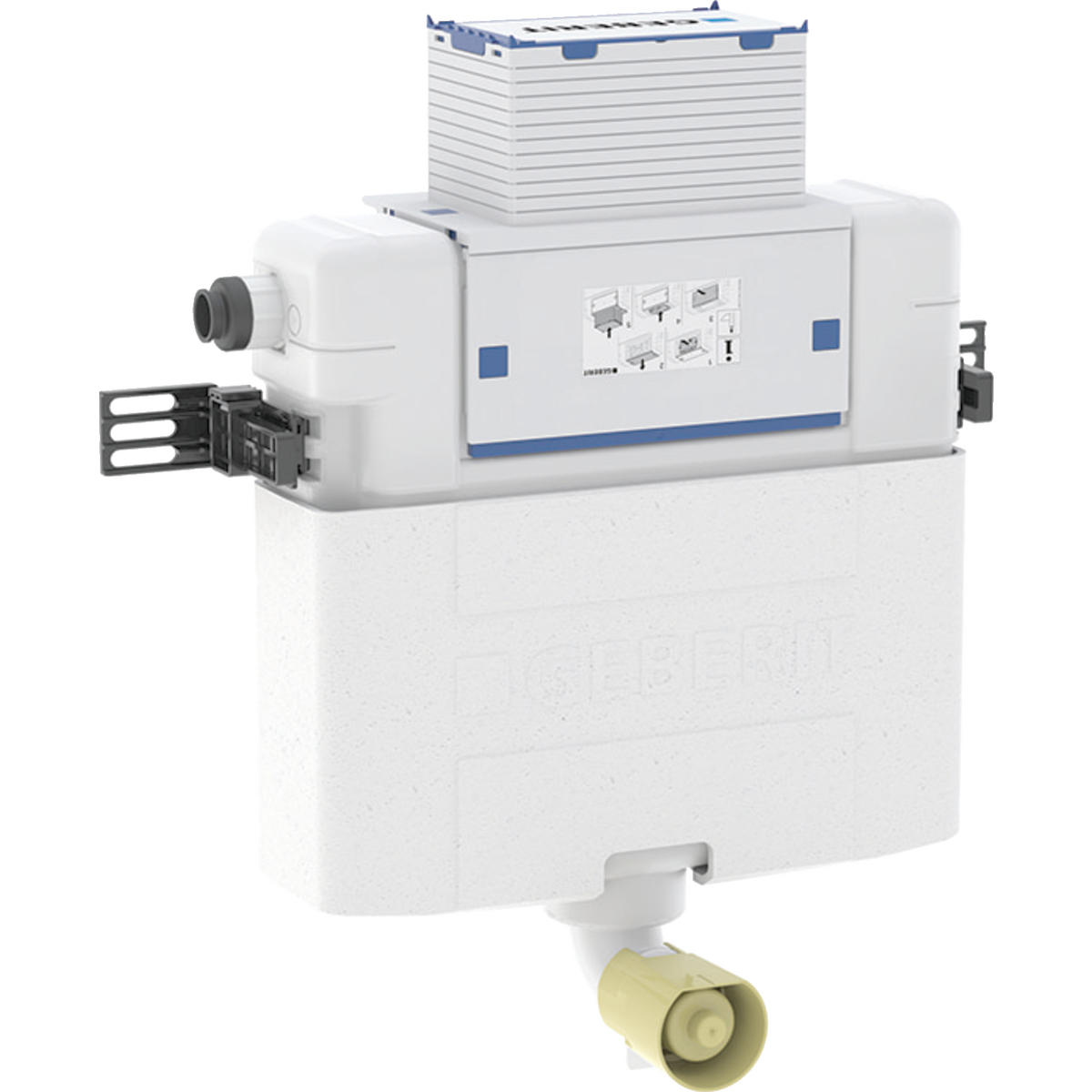 Geberit Omega concealed cistern 12 cm, 6 / 3 litres, installation height 82 cm, PEX connector
