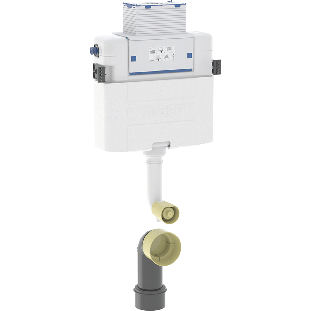Geberit Omega concealed cistern 12 cm, 6 / 3 litres, installation height 98 cm