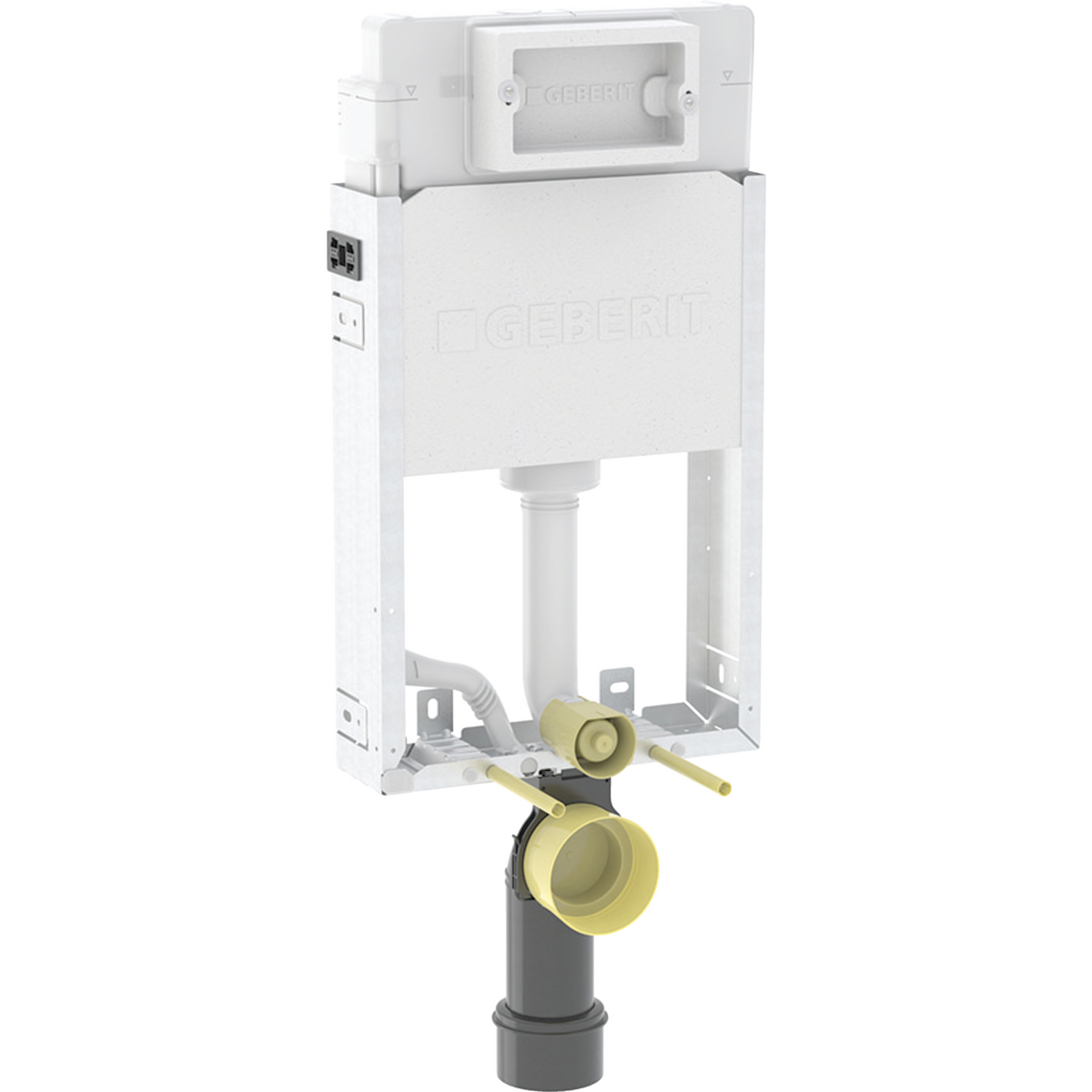Geberit Kombifix element for wall-hung WC, 82 cm, with Omega concealed cistern 12 cm