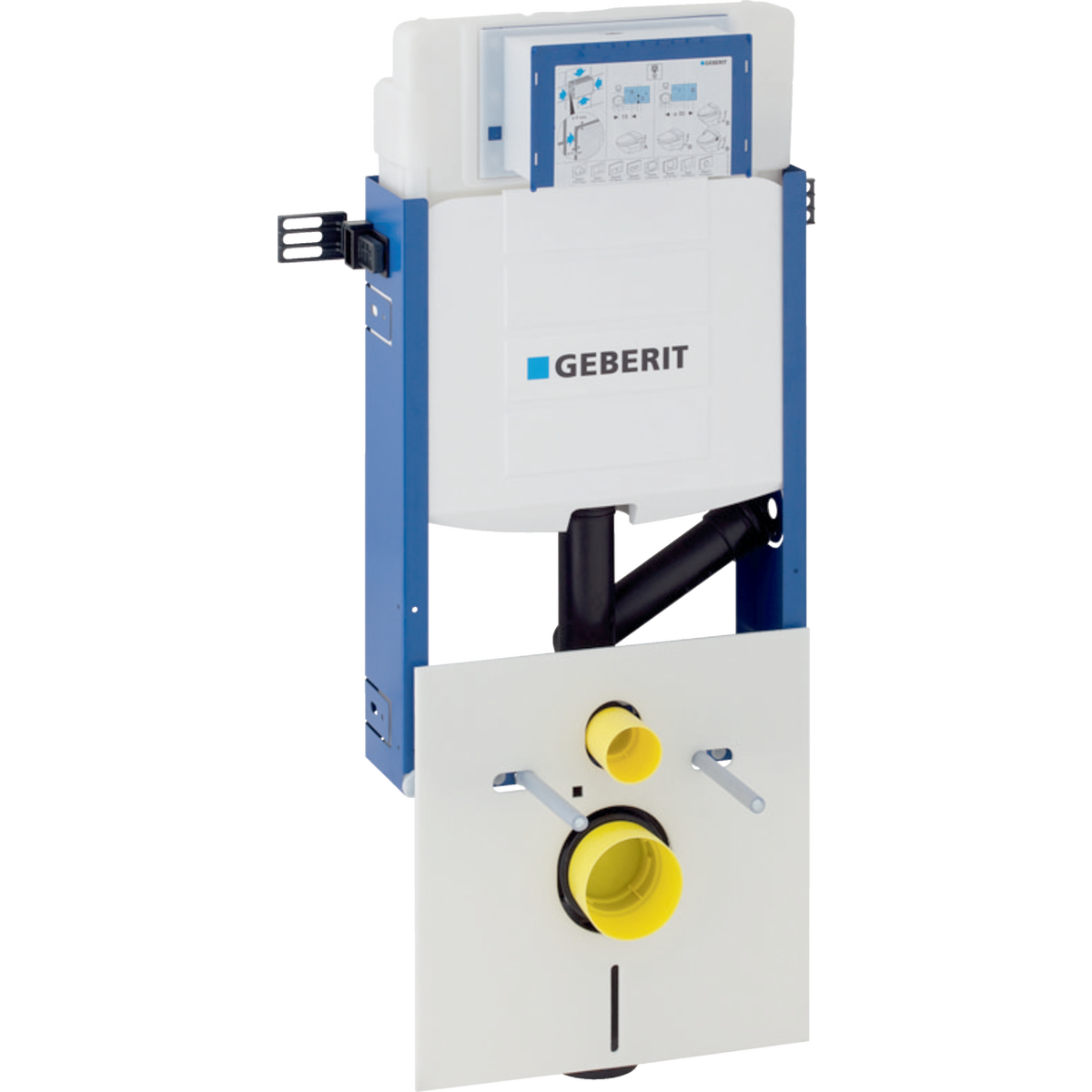 Geberit Kombifix element for wall-hung WC, 108 cm, with Sigma concealed cistern 12 cm