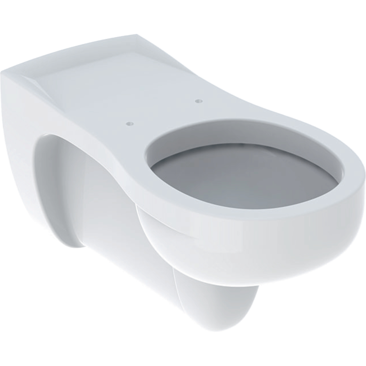 Geberit Vitalis wall-hung WC, washdown, large projection, barrier-free: T=70cm, white