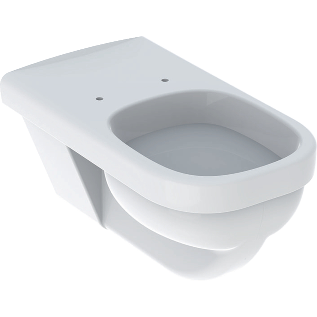 Geberit Renova Comfort wall-hung WC, square, washout, large projection: T=70cm, white