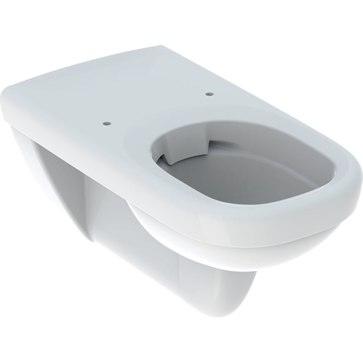 Geberit Renova Comfort wall-hung WC, square, washdown, large projection, barrier-free, Rimfree: T=70cm, white