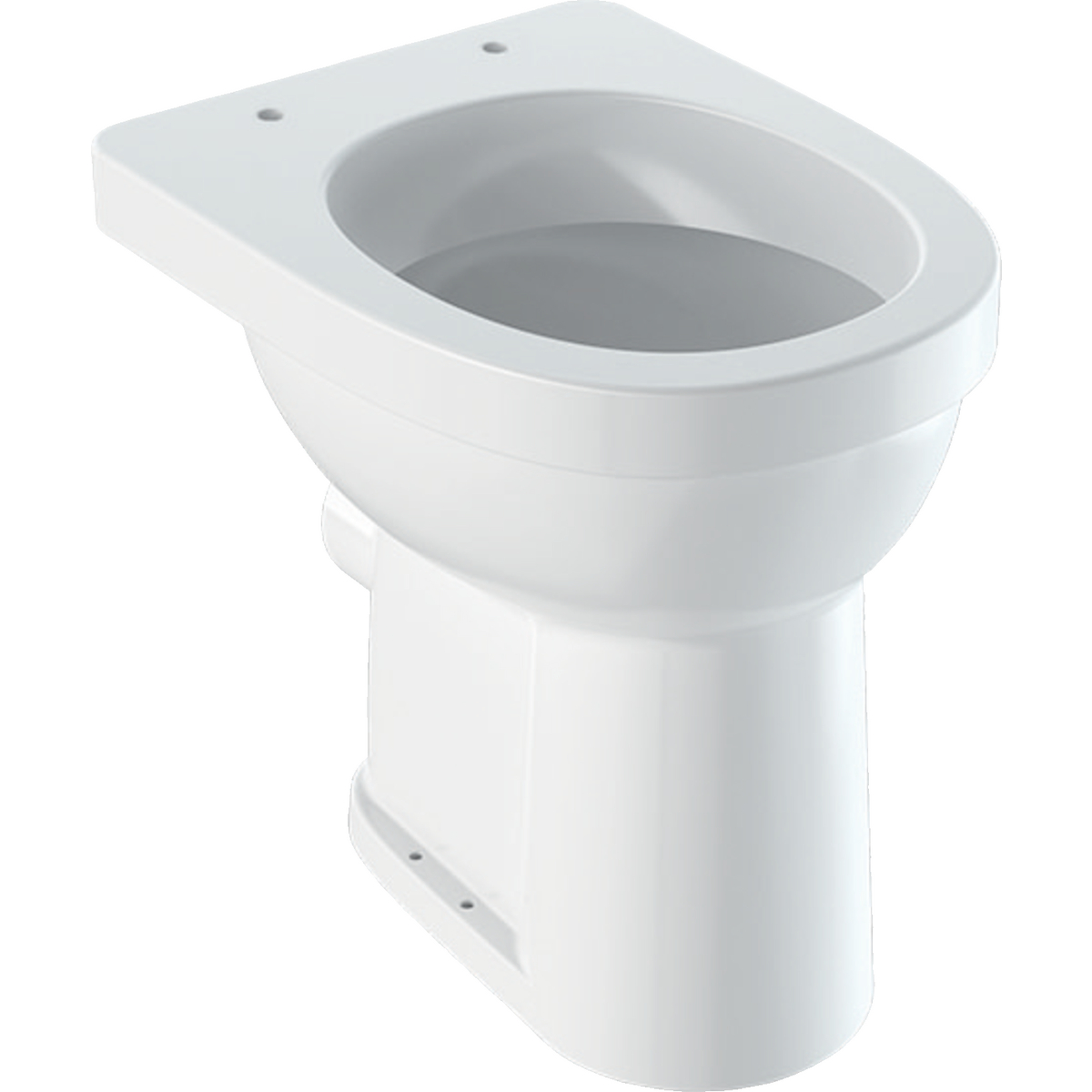 Geberit Renova Comfort floor-standing WC, washout, raised, horizontal outlet: T=47cm, white / KeraTect