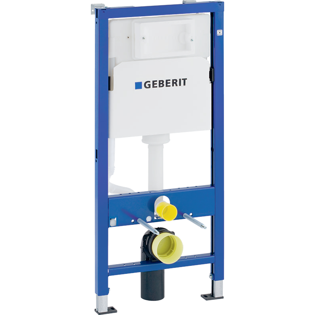 Geberit DuofixBasic element for wall-hung WC, 112 cm, with Delta concealed cistern 12 cm