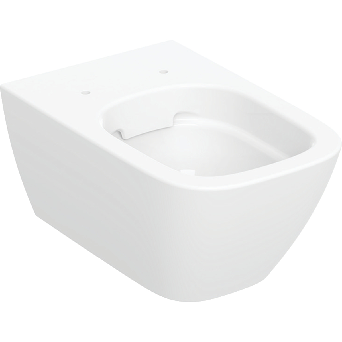 Geberit Smyle wall-hung WC, square, washdown, shrouded, Rimfree