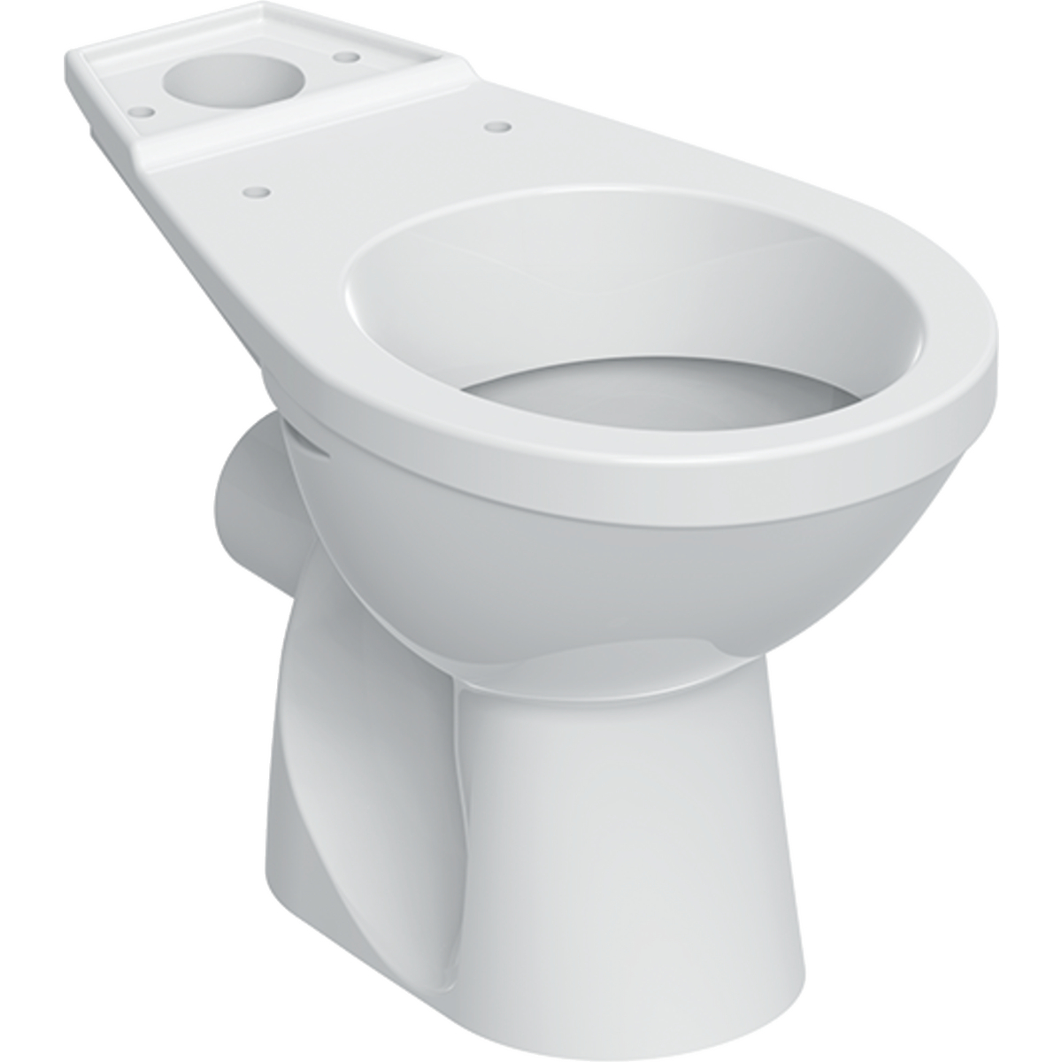 Twyford Option floor-standing WC for close-coupled exposed cistern
