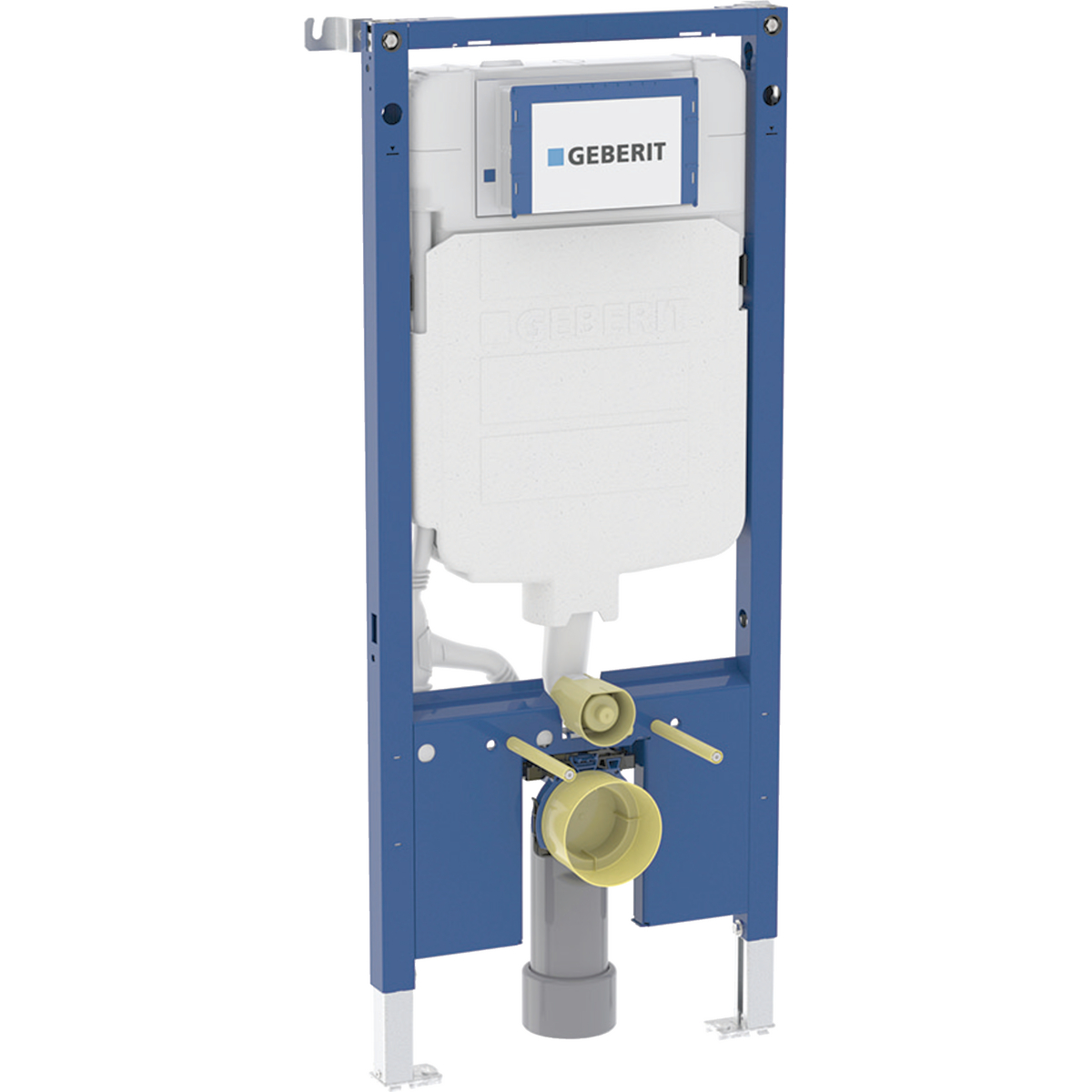 Geberit Duofix element for wall-hung WC, 114 cm, with Sigma concealed cistern 8 cm, 4 / 2 litres