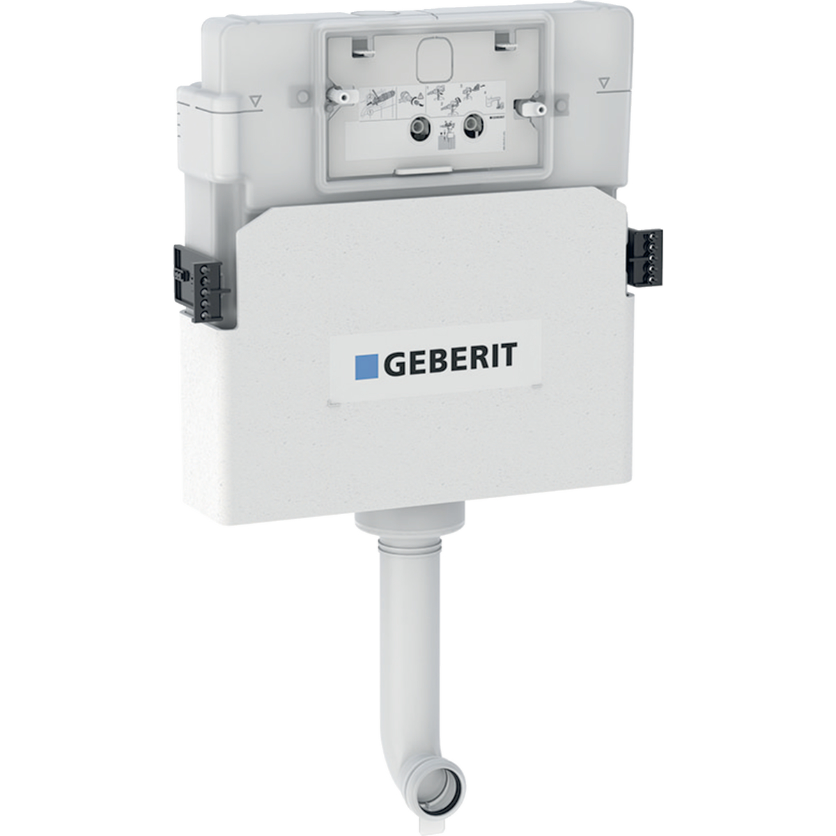 Geberit Delta concealed cistern 12 cm, 6 / 3 litres, with front actuation
