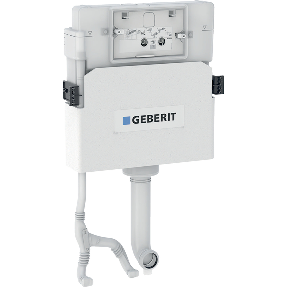Geberit Delta concealed cistern 12 cm, 6 / 3 litres, with front actuation