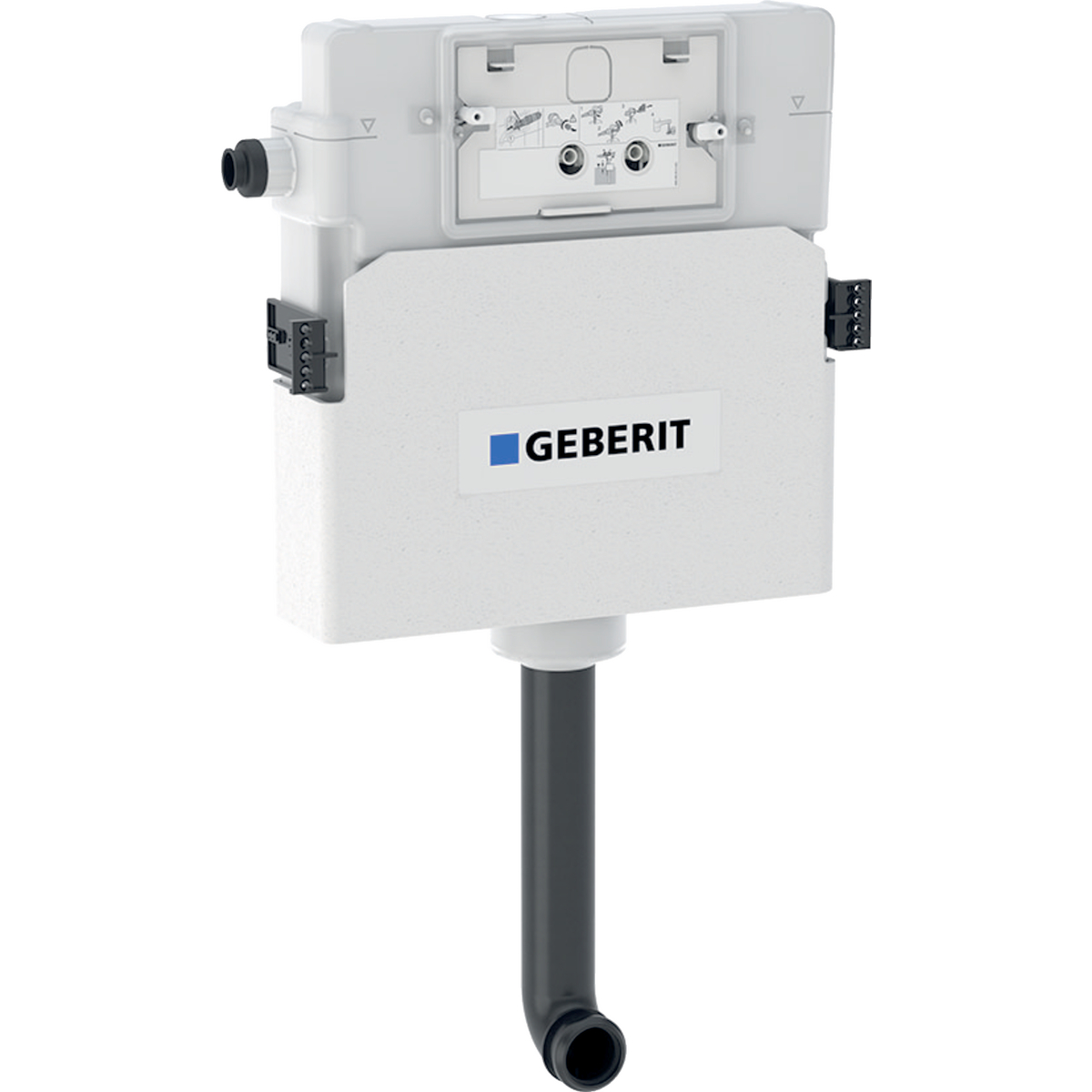 Geberit Delta concealed cistern 12 cm, 6 / 3 litres, with front actuation