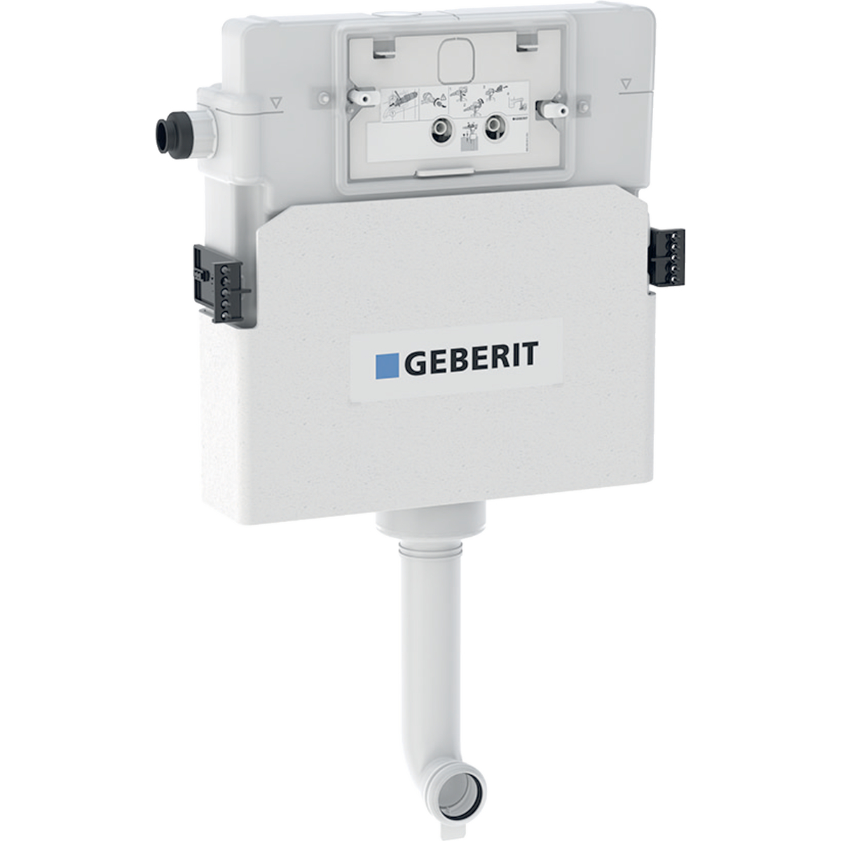 Geberit Delta concealed cistern 12 cm, 6/3 litres, with front actuation