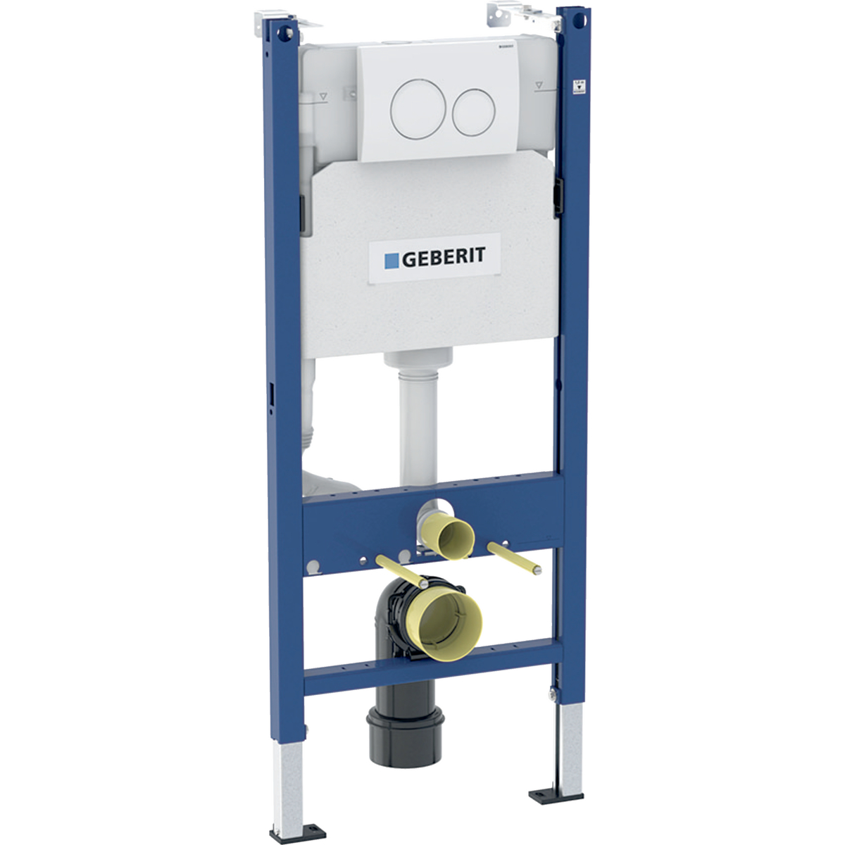 Geberit Duofix element for floor-standing WC for children and small children, 112 cm, with Sigma concealed cistern 12 cm