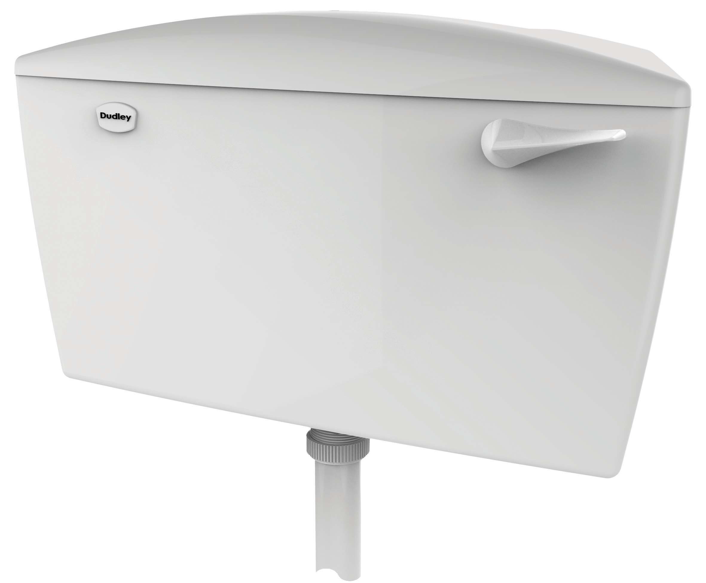 Dudley ‘Elite’ 6/4L Dual flush cistern.
Side Inlet Connection, White.