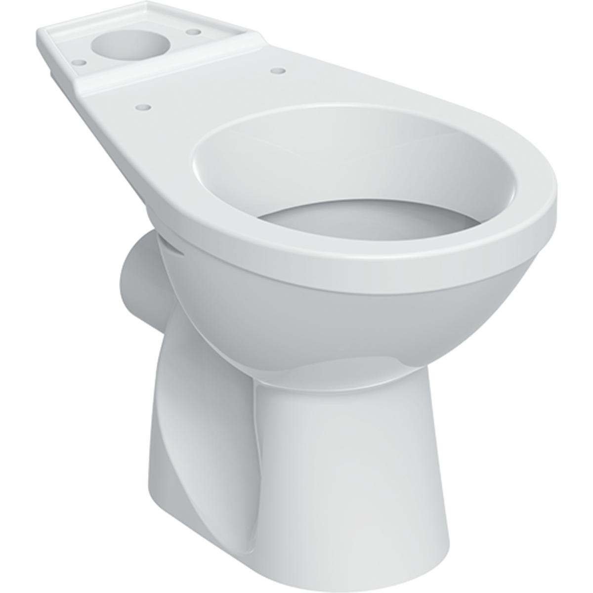 Koło Idol floor-standing WC for close-coupled exposed cistern, washdown, horizontal outlet