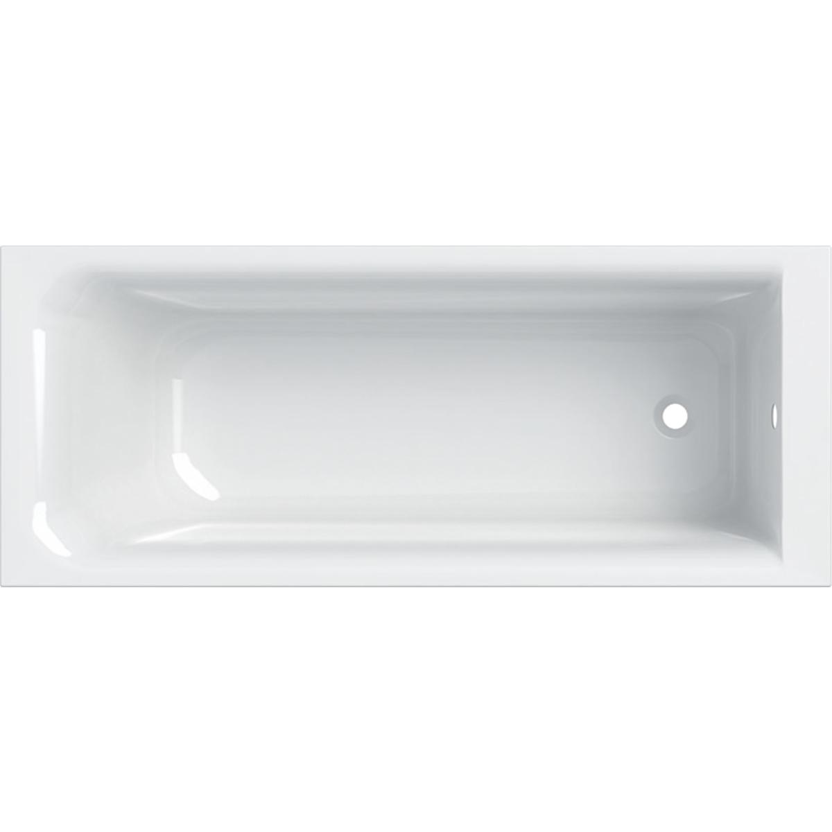 Koło Rekord rectangular bathtub with feet: 170x70x41.7cm, Total water capacity=176l
